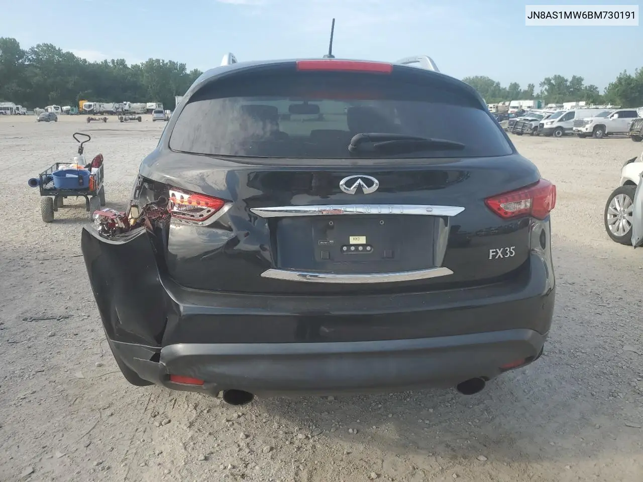 2011 Infiniti Fx35 VIN: JN8AS1MW6BM730191 Lot: 64565155