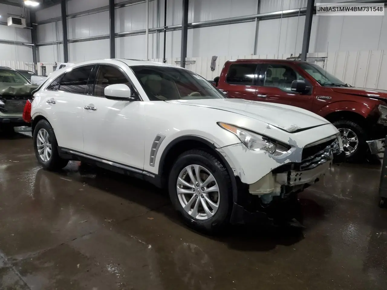 2011 Infiniti Fx35 VIN: JN8AS1MW4BM731548 Lot: 87288564