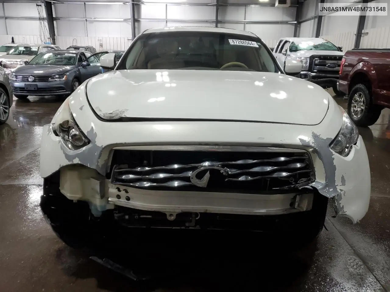 2011 Infiniti Fx35 VIN: JN8AS1MW4BM731548 Lot: 87288564