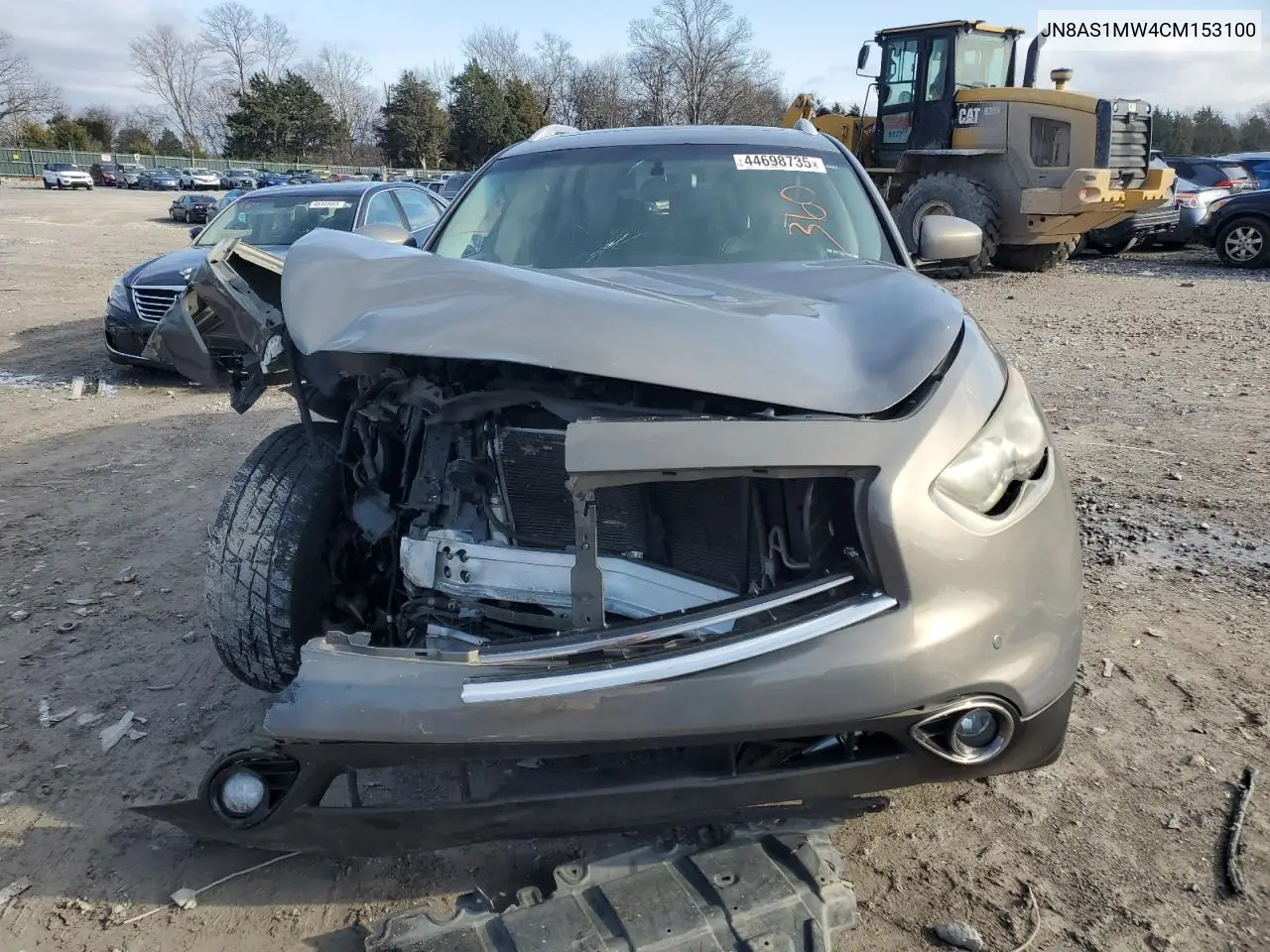 2012 Infiniti Fx35 VIN: JN8AS1MW4CM153100 Lot: 44698735