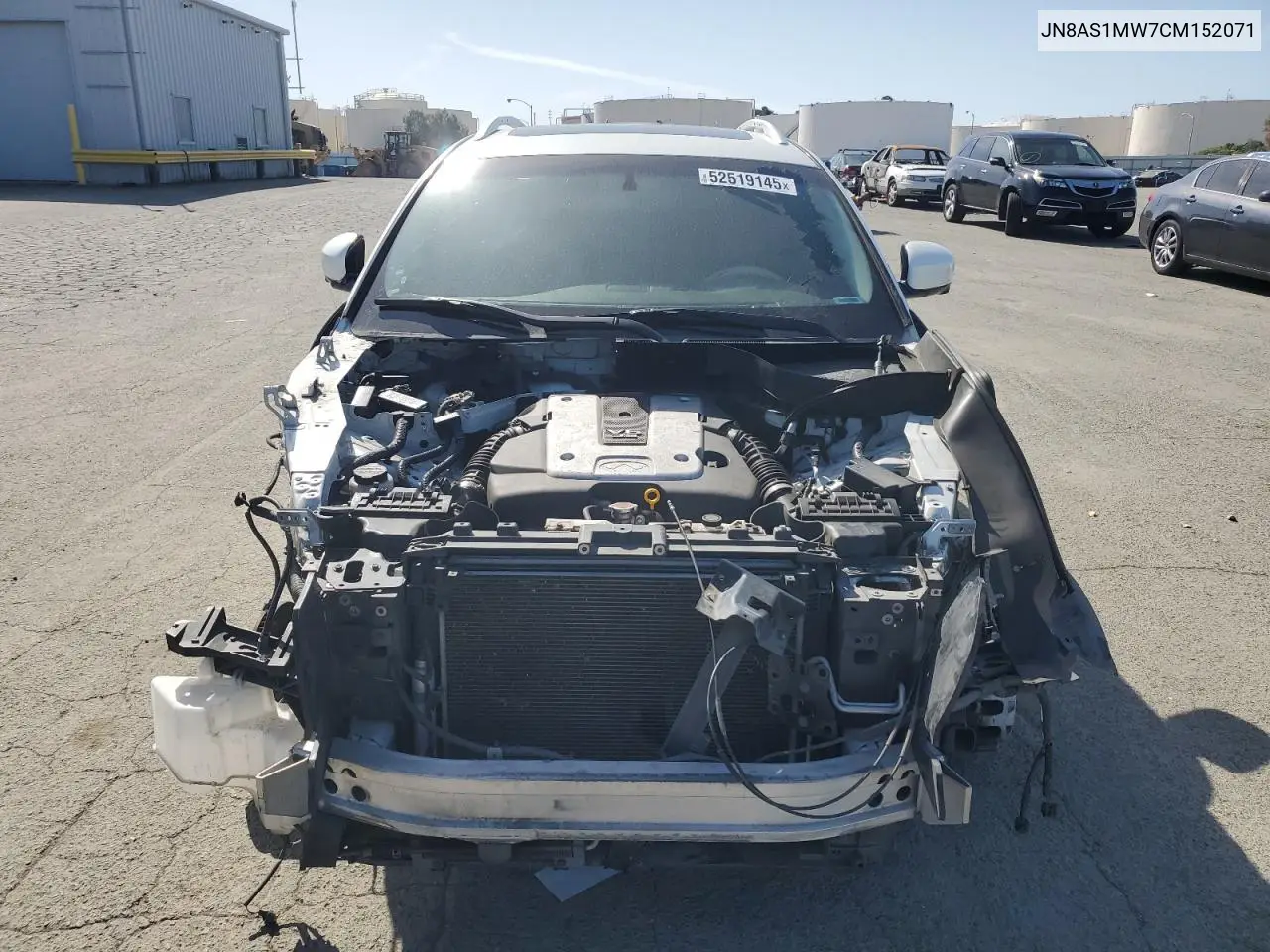 2012 Infiniti Fx35 VIN: JN8AS1MW7CM152071 Lot: 52519145