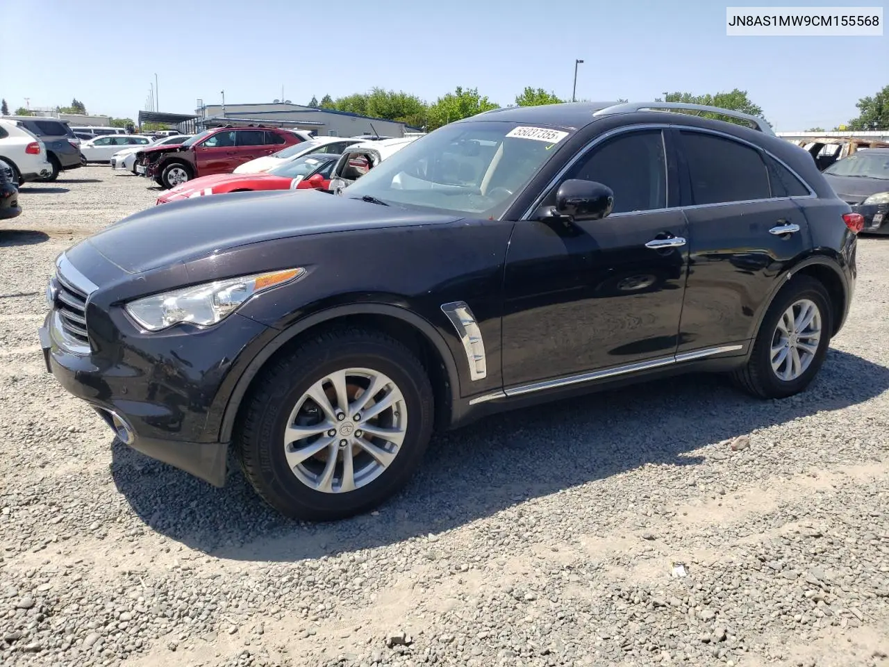 2012 Infiniti Fx35 VIN: JN8AS1MW9CM155568 Lot: 55037355