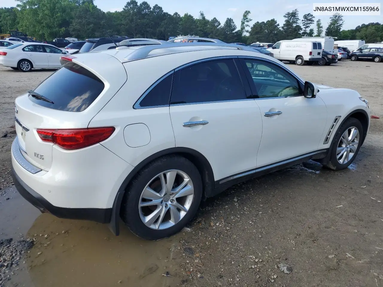2012 Infiniti Fx35 VIN: JN8AS1MWXCM155966 Lot: 55132465