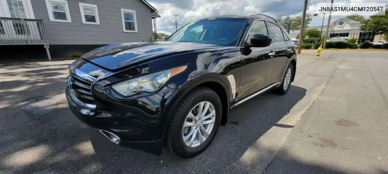 2012 Infiniti Fx35 VIN: JN8AS1MU4CM120547 Lot: 55294862