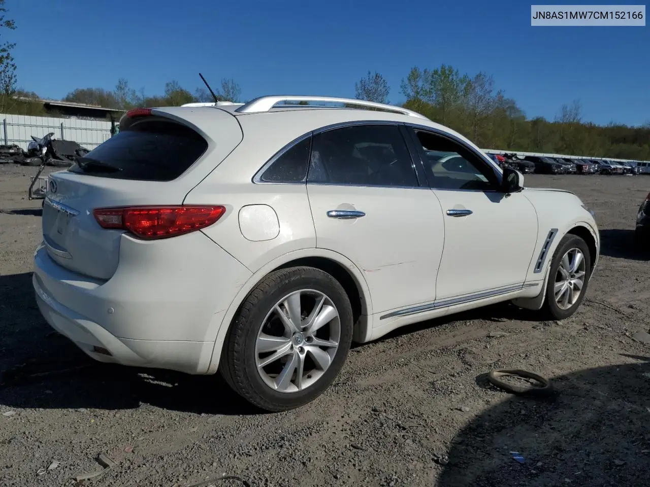 2012 Infiniti Fx35 VIN: JN8AS1MW7CM152166 Lot: 55322495