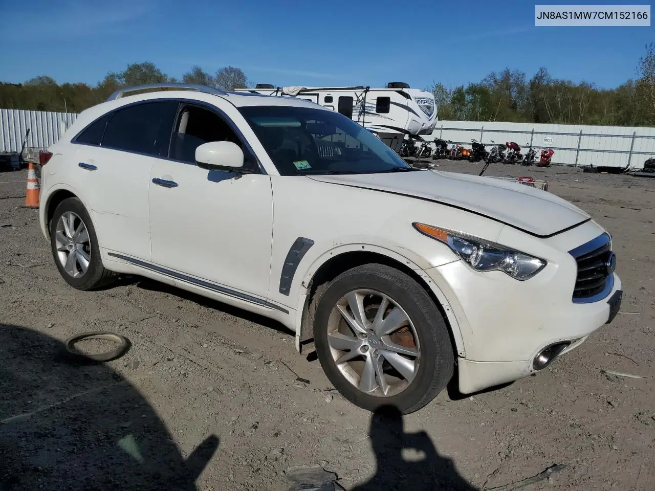 2012 Infiniti Fx35 VIN: JN8AS1MW7CM152166 Lot: 55322495