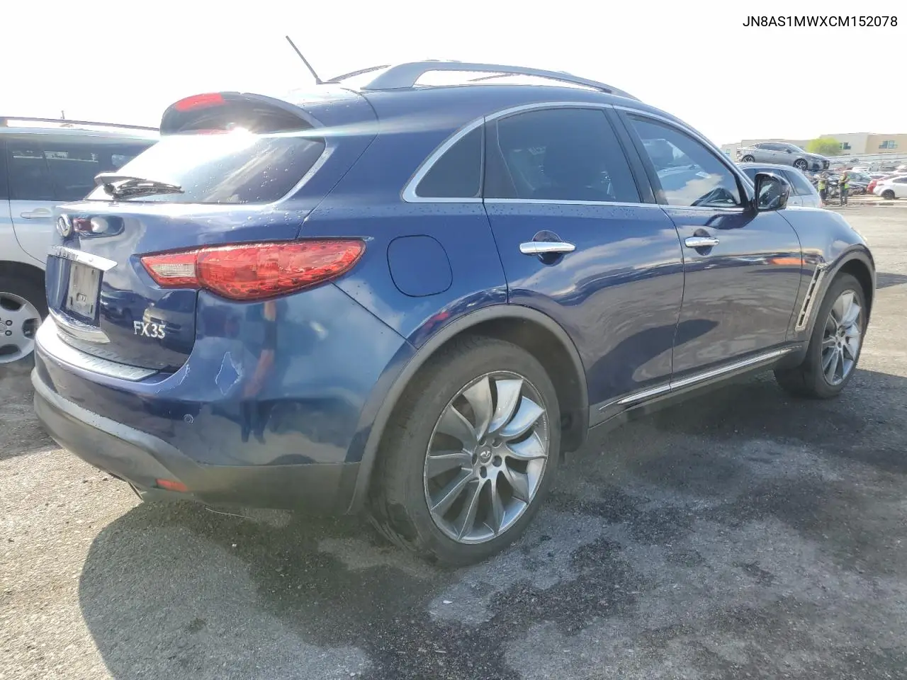 2012 Infiniti Fx35 VIN: JN8AS1MWXCM152078 Lot: 55963225
