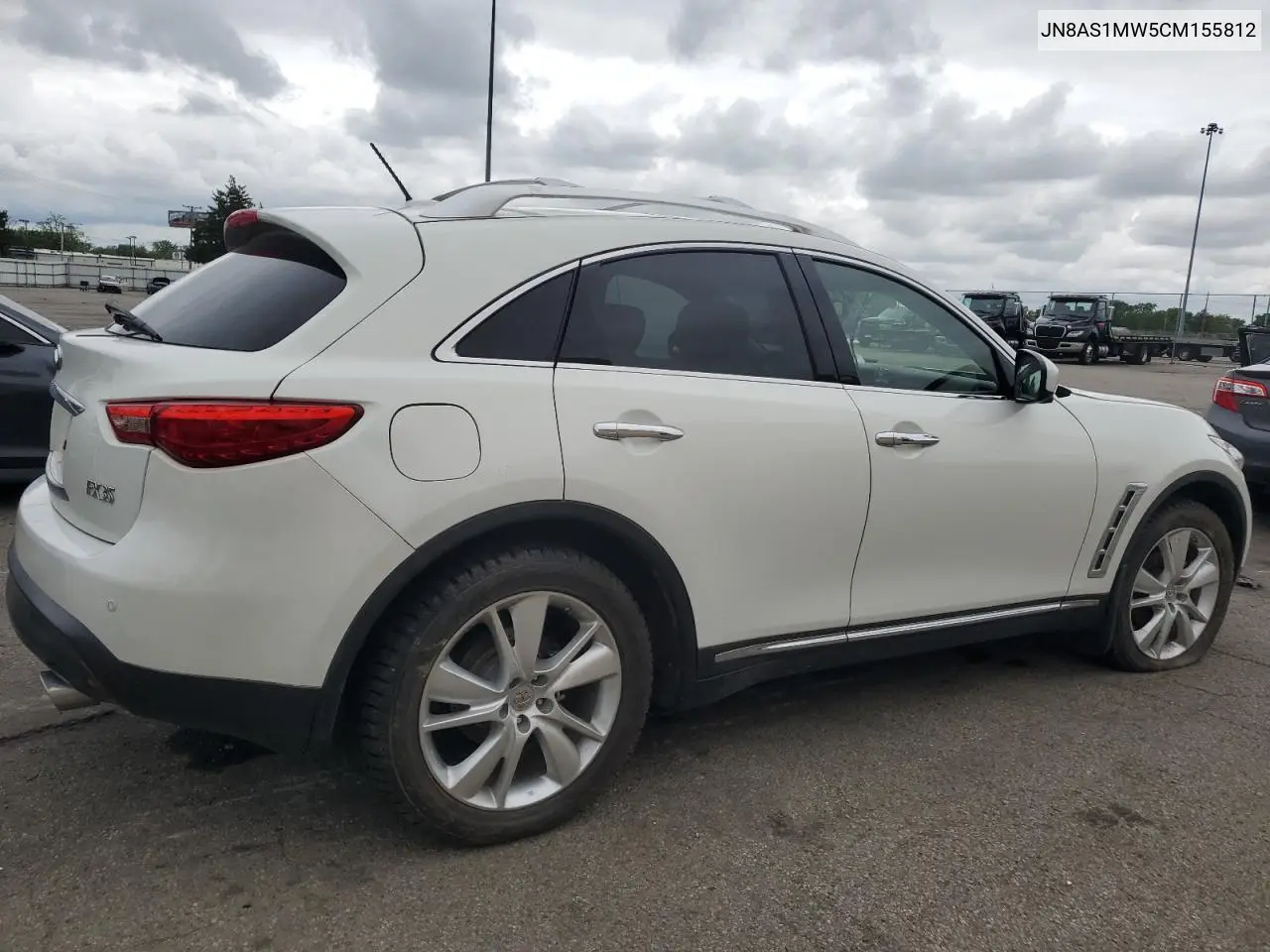 2012 Infiniti Fx35 VIN: JN8AS1MW5CM155812 Lot: 56351865