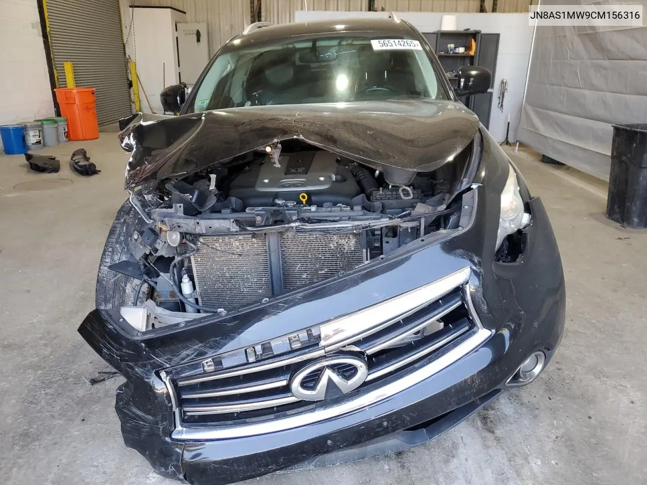2012 Infiniti Fx35 VIN: JN8AS1MW9CM156316 Lot: 56514265