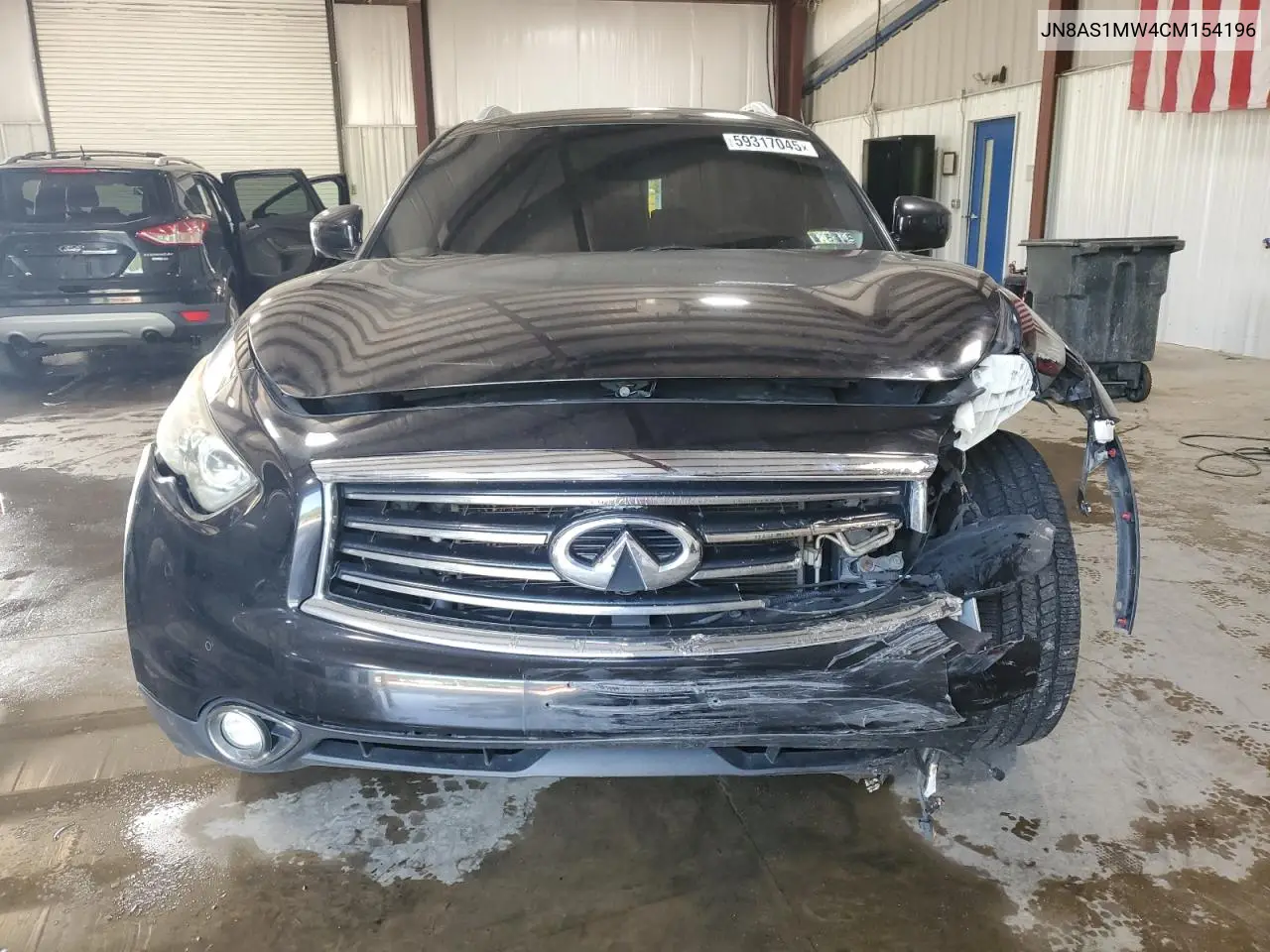 2012 Infiniti Fx35 VIN: JN8AS1MW4CM154196 Lot: 59317045