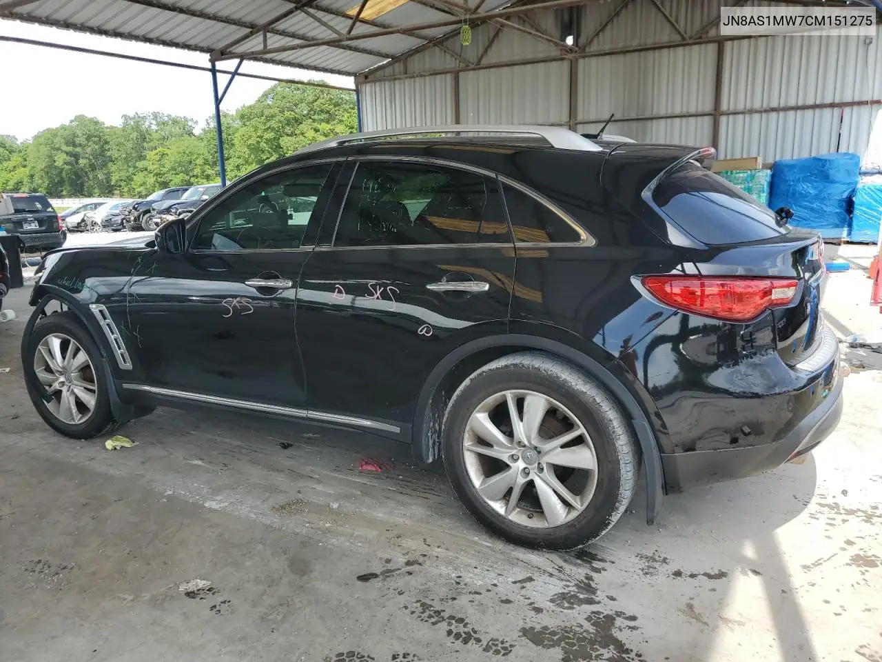 2012 Infiniti Fx35 VIN: JN8AS1MW7CM151275 Lot: 60900475