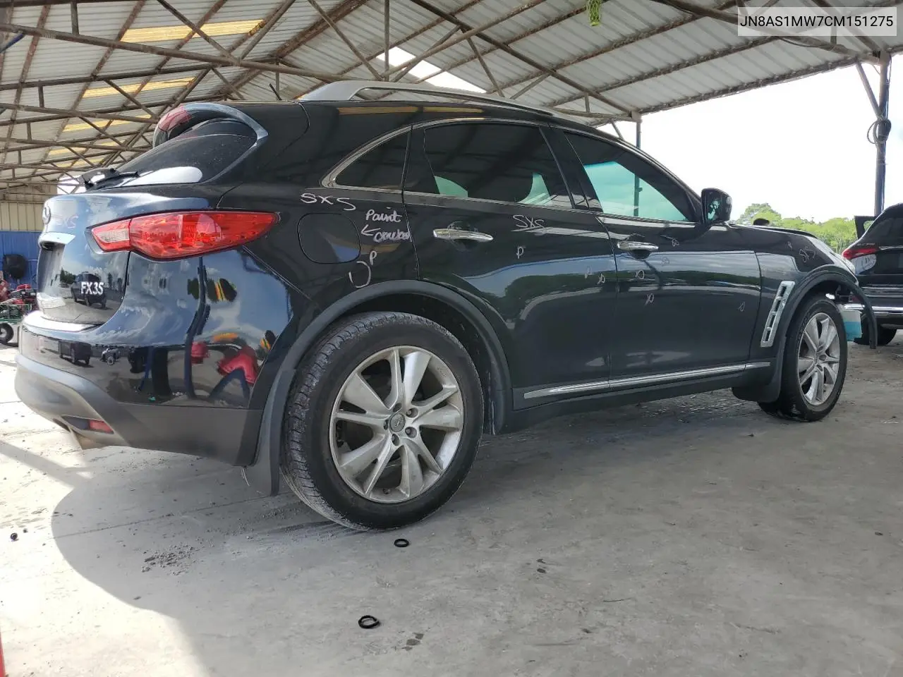 2012 Infiniti Fx35 VIN: JN8AS1MW7CM151275 Lot: 60900475