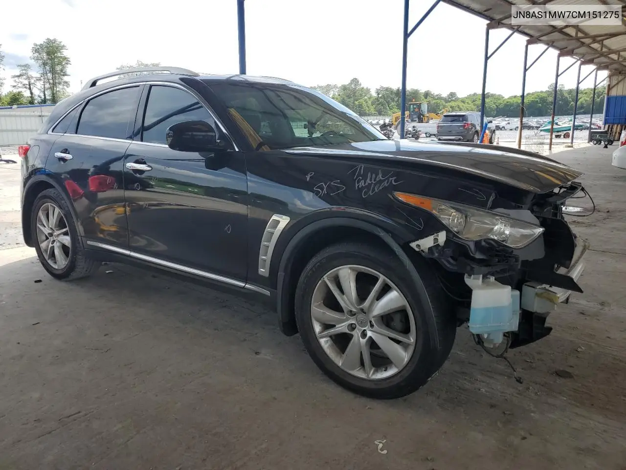 2012 Infiniti Fx35 VIN: JN8AS1MW7CM151275 Lot: 60900475