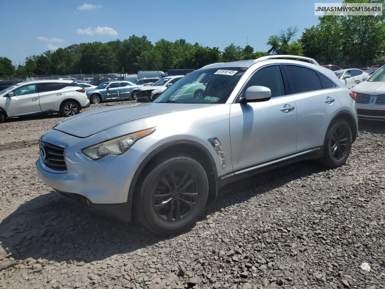 2012 Infiniti Fx35 VIN: JN8AS1MW9CM156428 Lot: 61918745