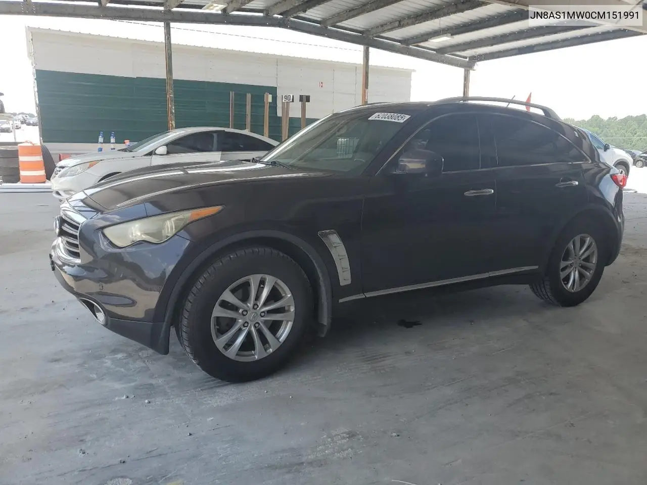 2012 Infiniti Fx35 VIN: JN8AS1MW0CM151991 Lot: 62038085