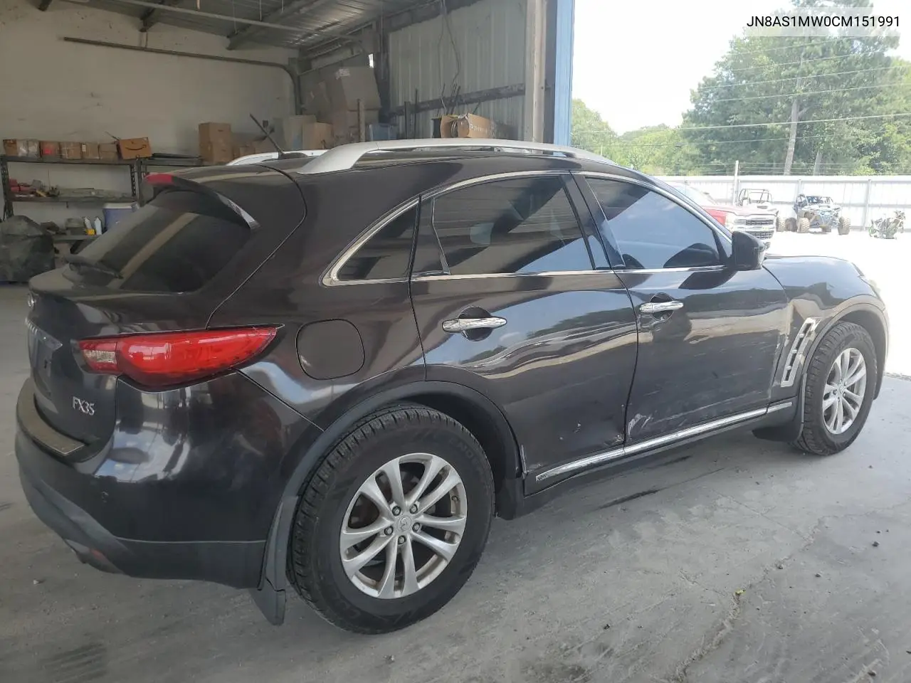 2012 Infiniti Fx35 VIN: JN8AS1MW0CM151991 Lot: 62038085