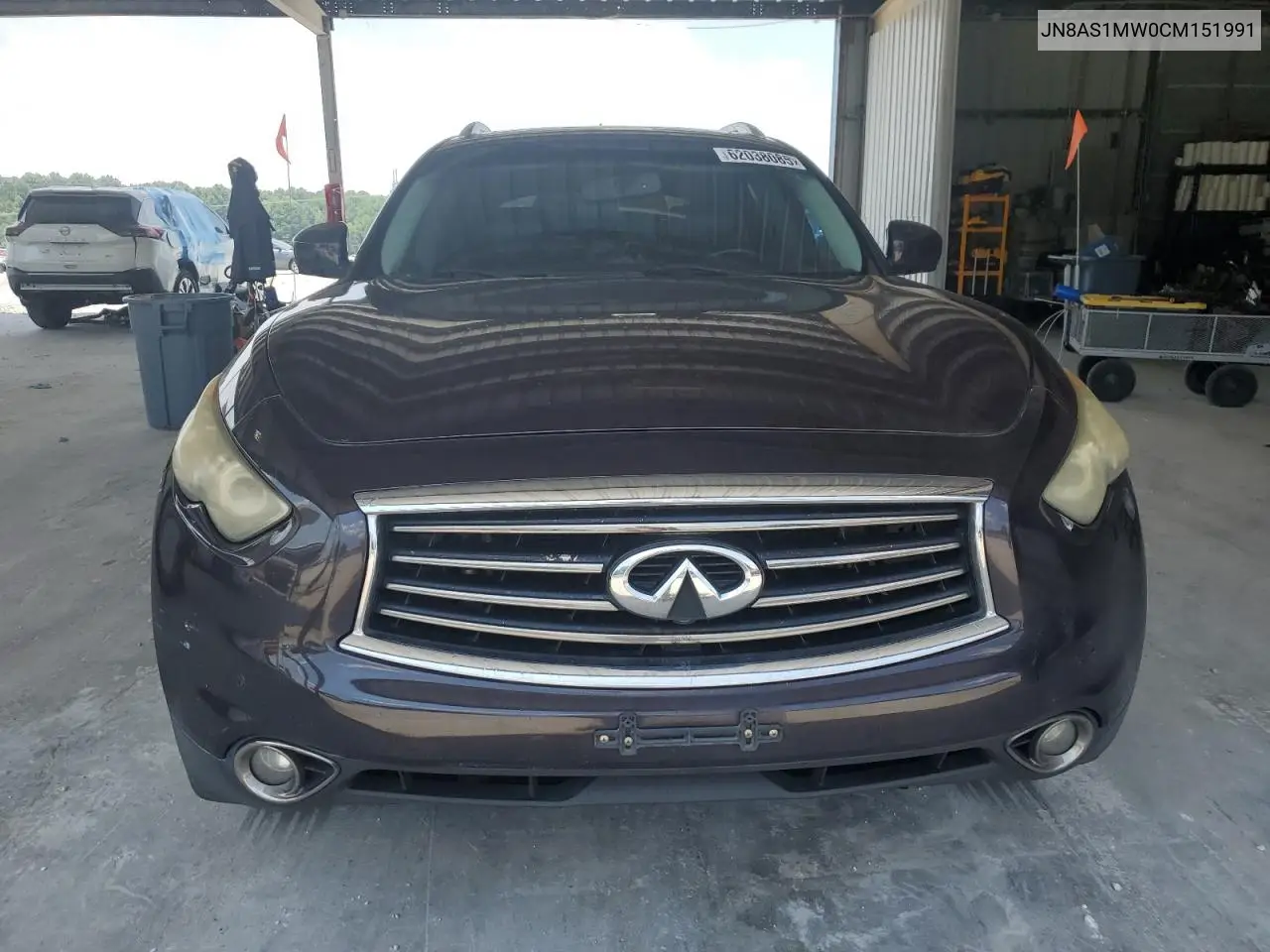 2012 Infiniti Fx35 VIN: JN8AS1MW0CM151991 Lot: 62038085