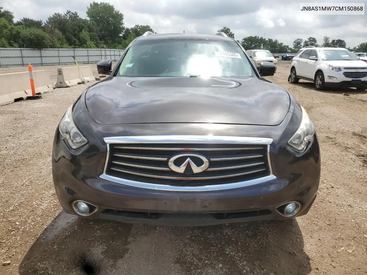 2012 Infiniti Fx35 VIN: JN8AS1MW7CM150868 Lot: 62400305