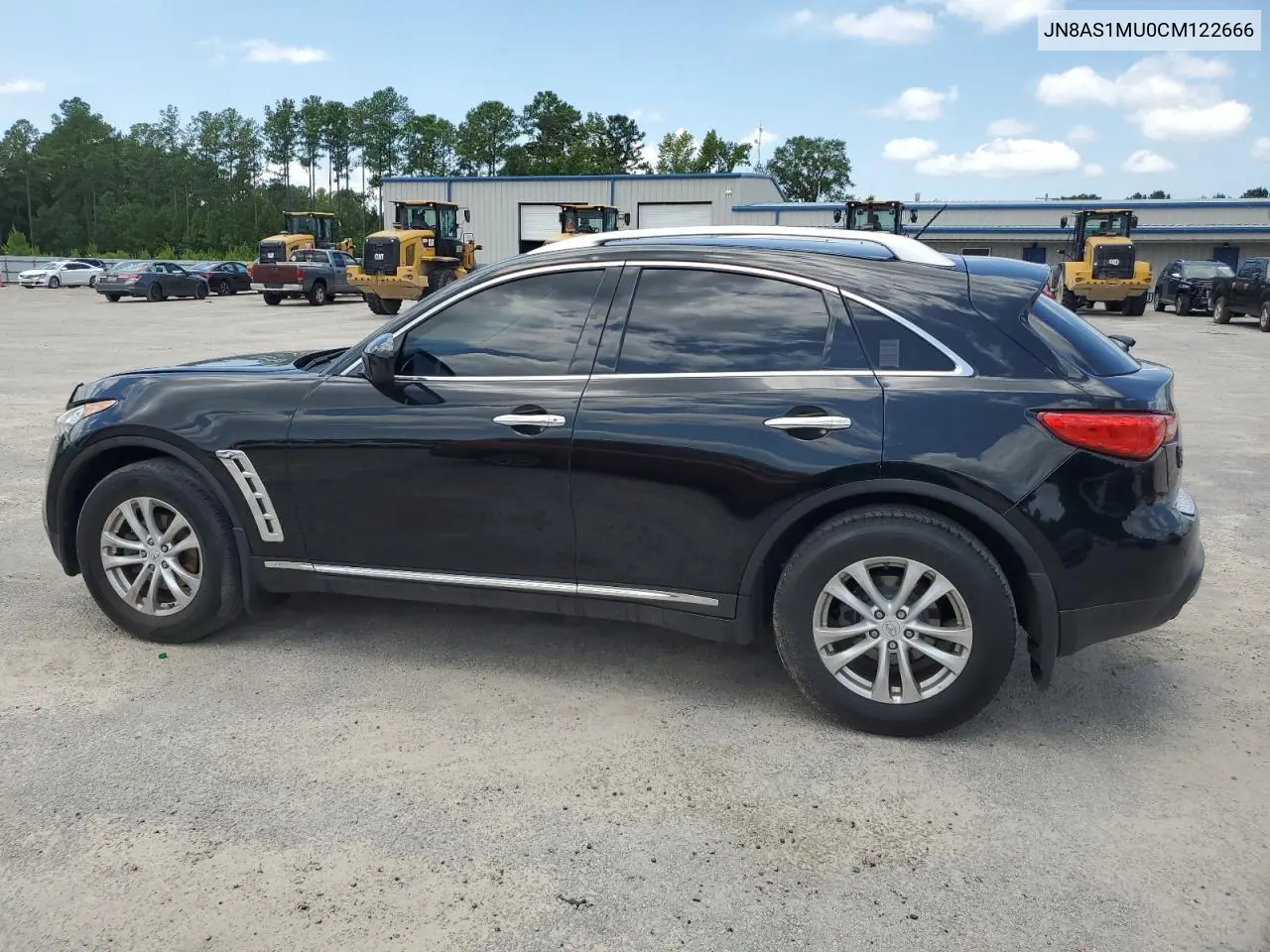 2012 Infiniti Fx35 VIN: JN8AS1MU0CM122666 Lot: 65888185