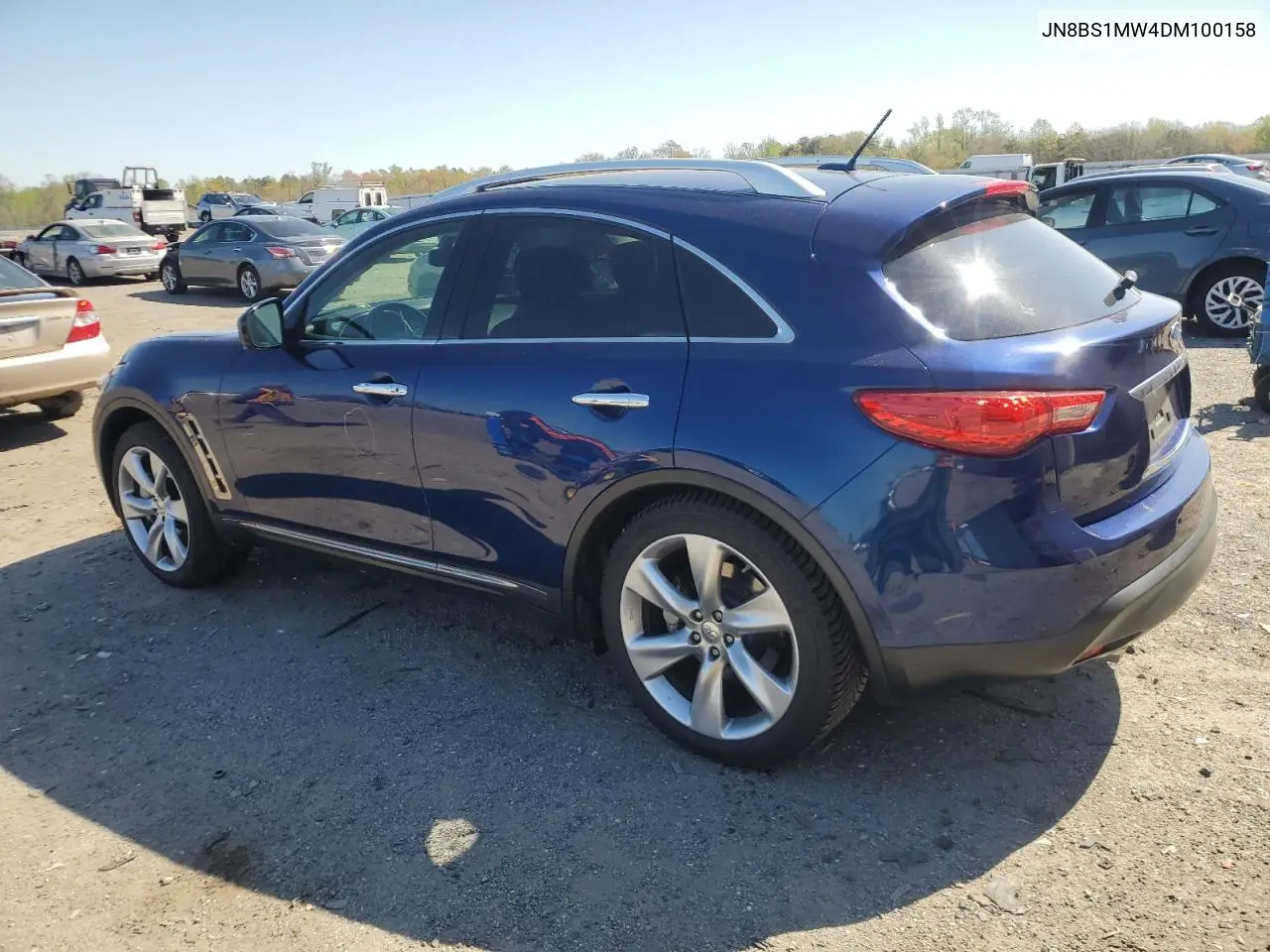 2013 Infiniti Fx50 VIN: JN8BS1MW4DM100158 Lot: 52123965