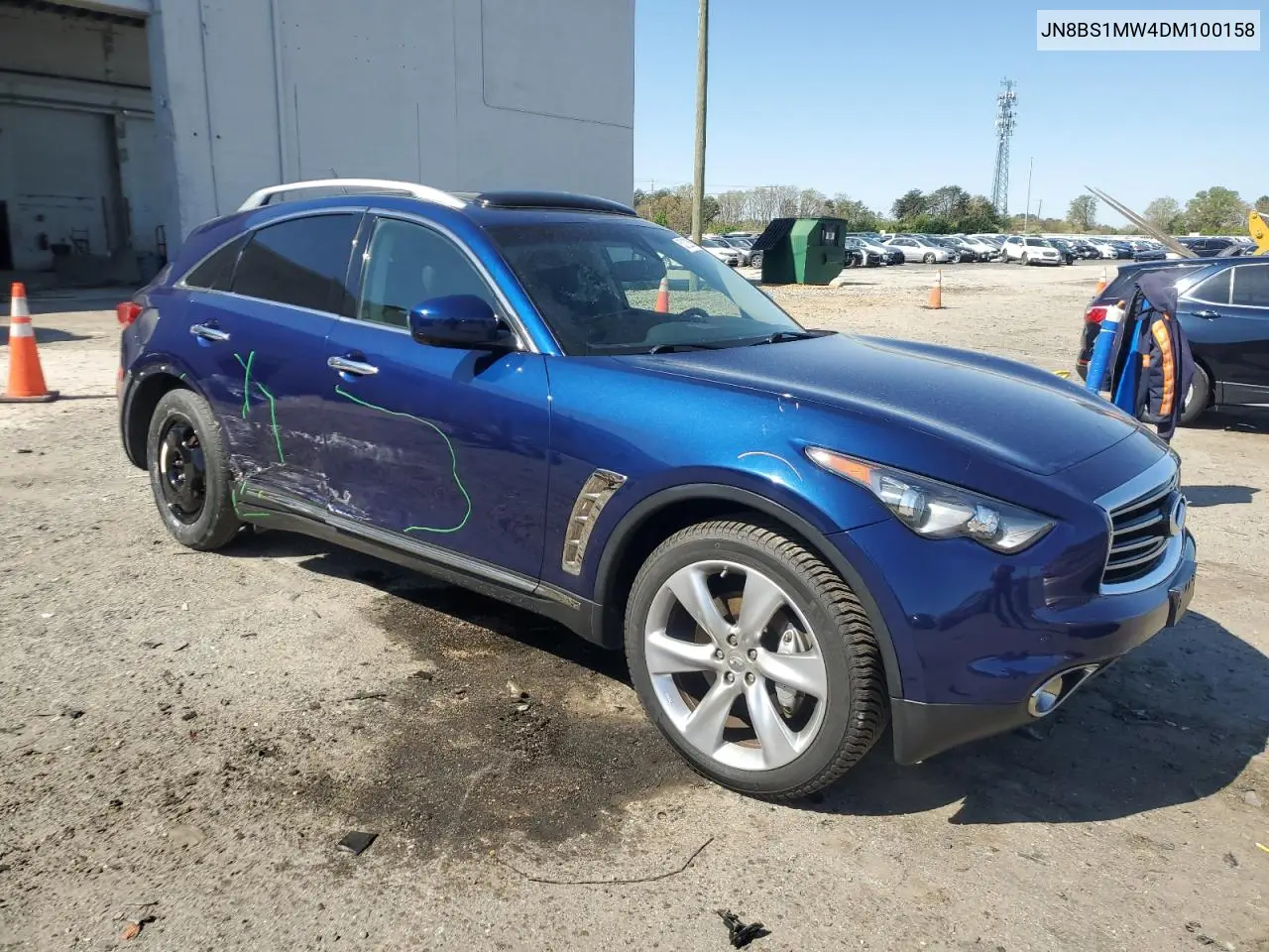 2013 Infiniti Fx50 VIN: JN8BS1MW4DM100158 Lot: 52123965