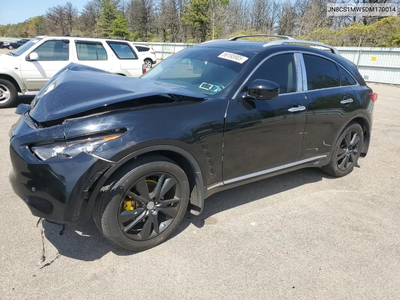 2013 Infiniti Fx37 VIN: JN8CS1MW5DM170014 Lot: 56195905