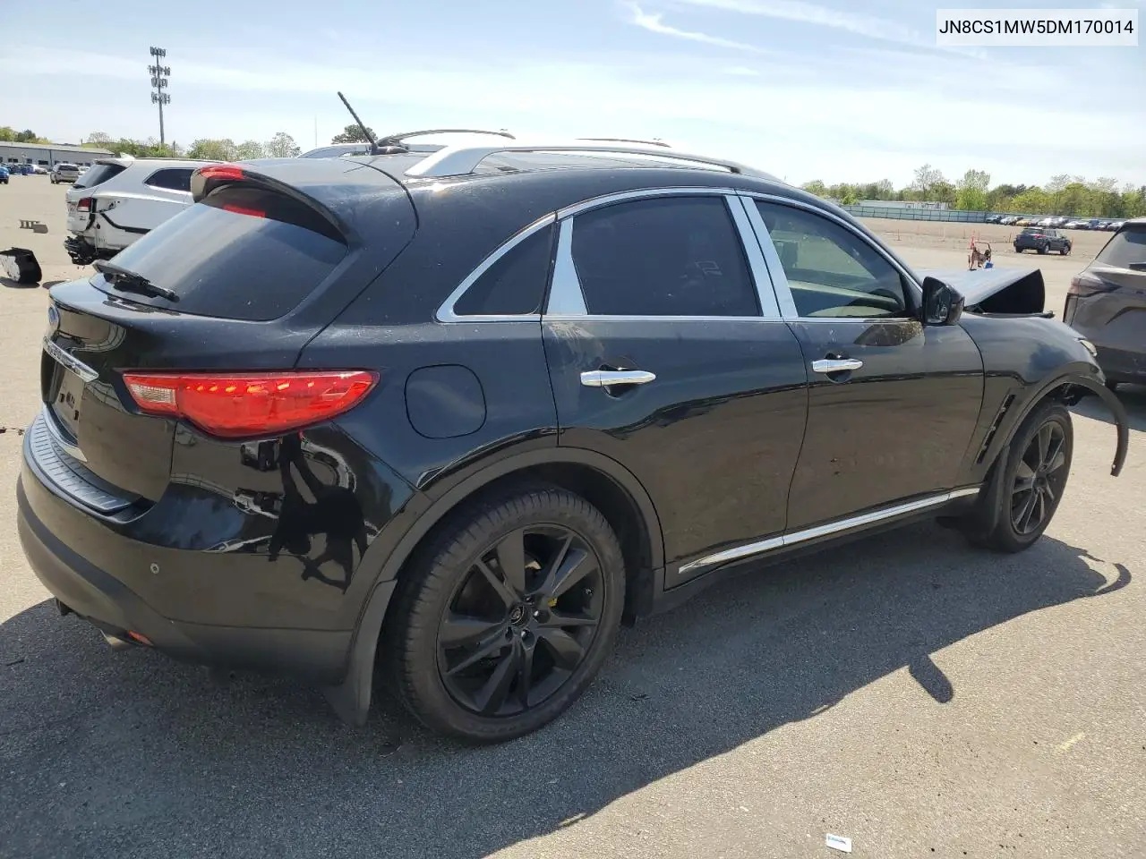 2013 Infiniti Fx37 VIN: JN8CS1MW5DM170014 Lot: 56195905