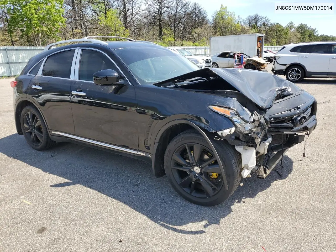 2013 Infiniti Fx37 VIN: JN8CS1MW5DM170014 Lot: 56195905