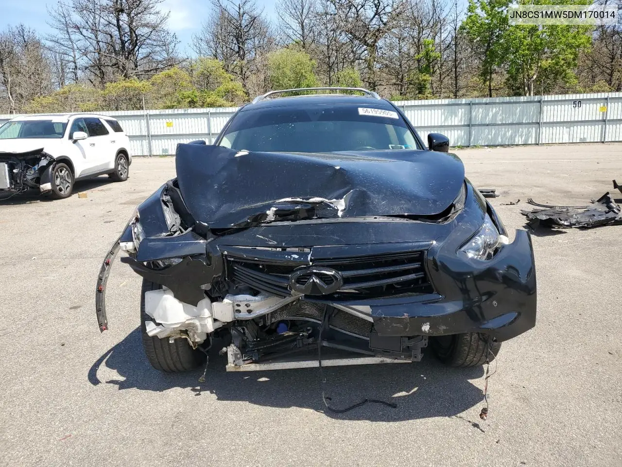 2013 Infiniti Fx37 VIN: JN8CS1MW5DM170014 Lot: 56195905