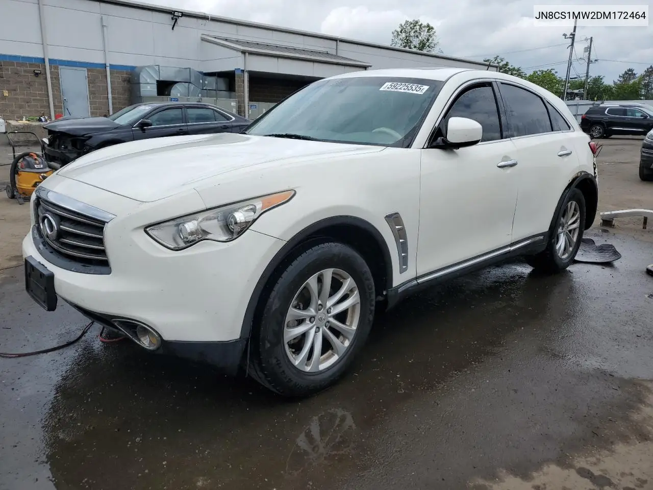 2013 Infiniti Fx37 VIN: JN8CS1MW2DM172464 Lot: 59225535