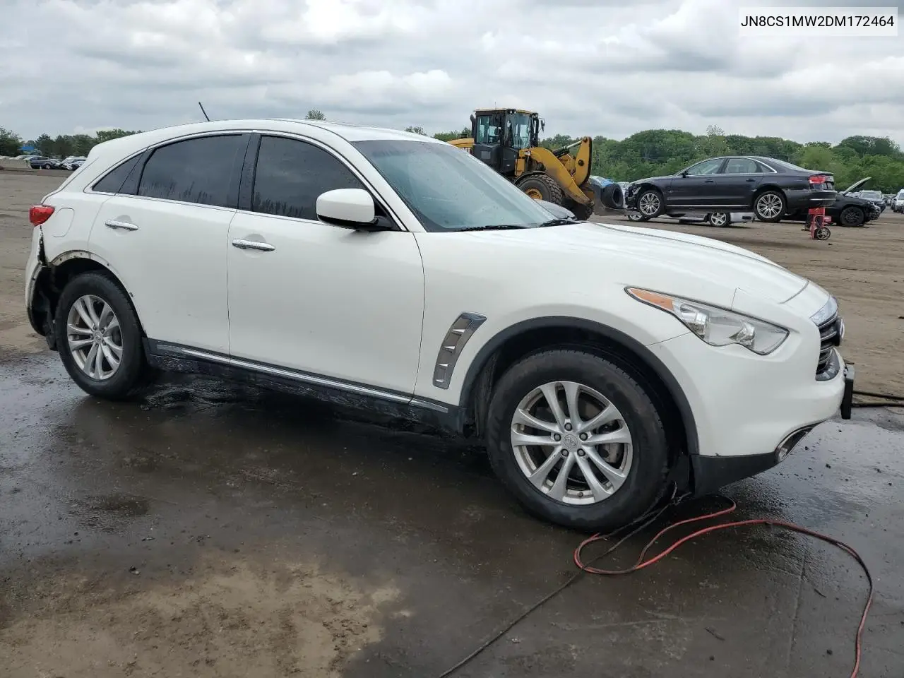 2013 Infiniti Fx37 VIN: JN8CS1MW2DM172464 Lot: 59225535