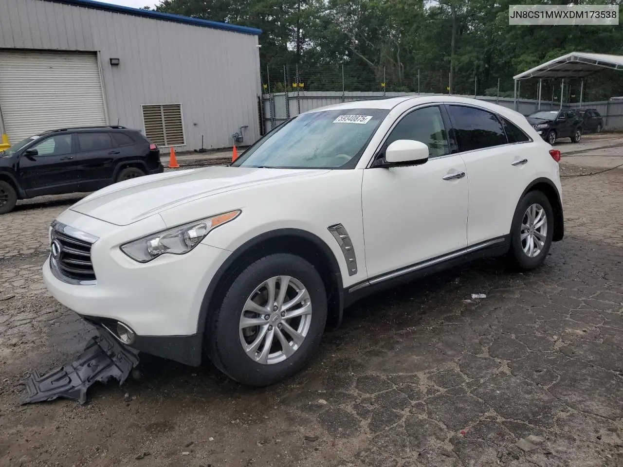 2013 Infiniti Fx37 VIN: JN8CS1MWXDM173538 Lot: 59340875