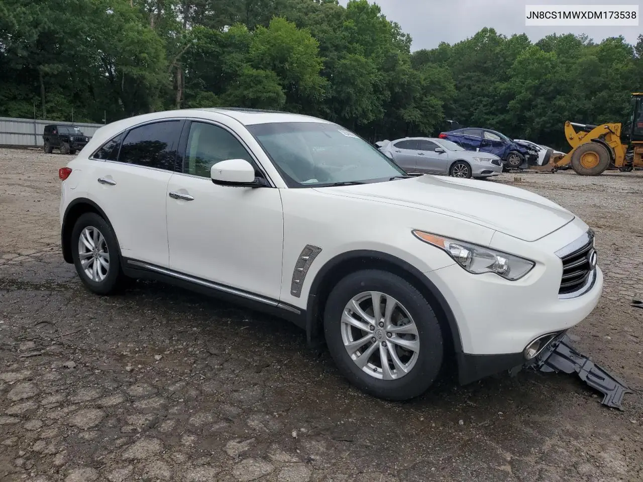 2013 Infiniti Fx37 VIN: JN8CS1MWXDM173538 Lot: 59340875