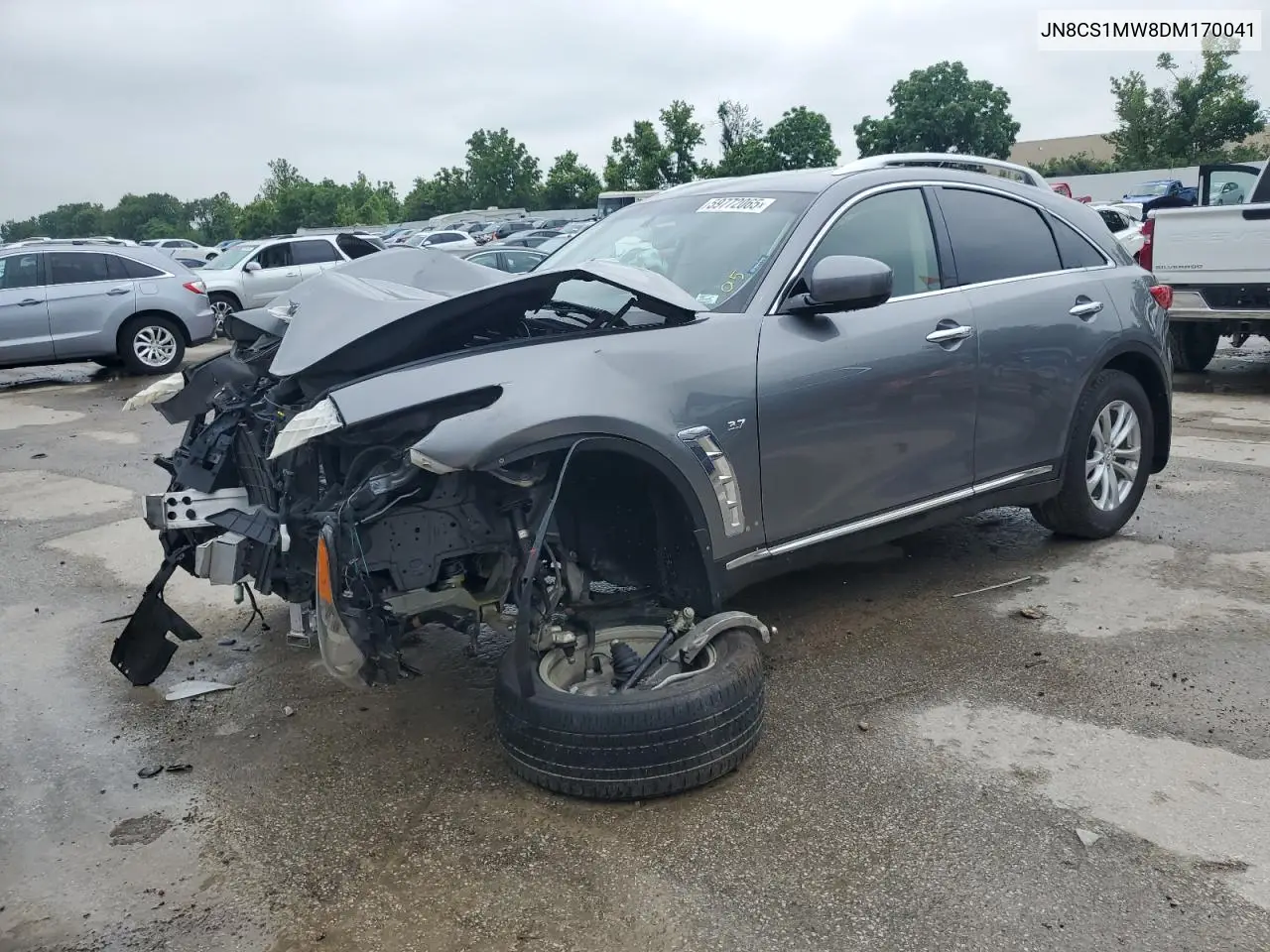 2013 Infiniti Fx37 VIN: JN8CS1MW8DM170041 Lot: 59772065