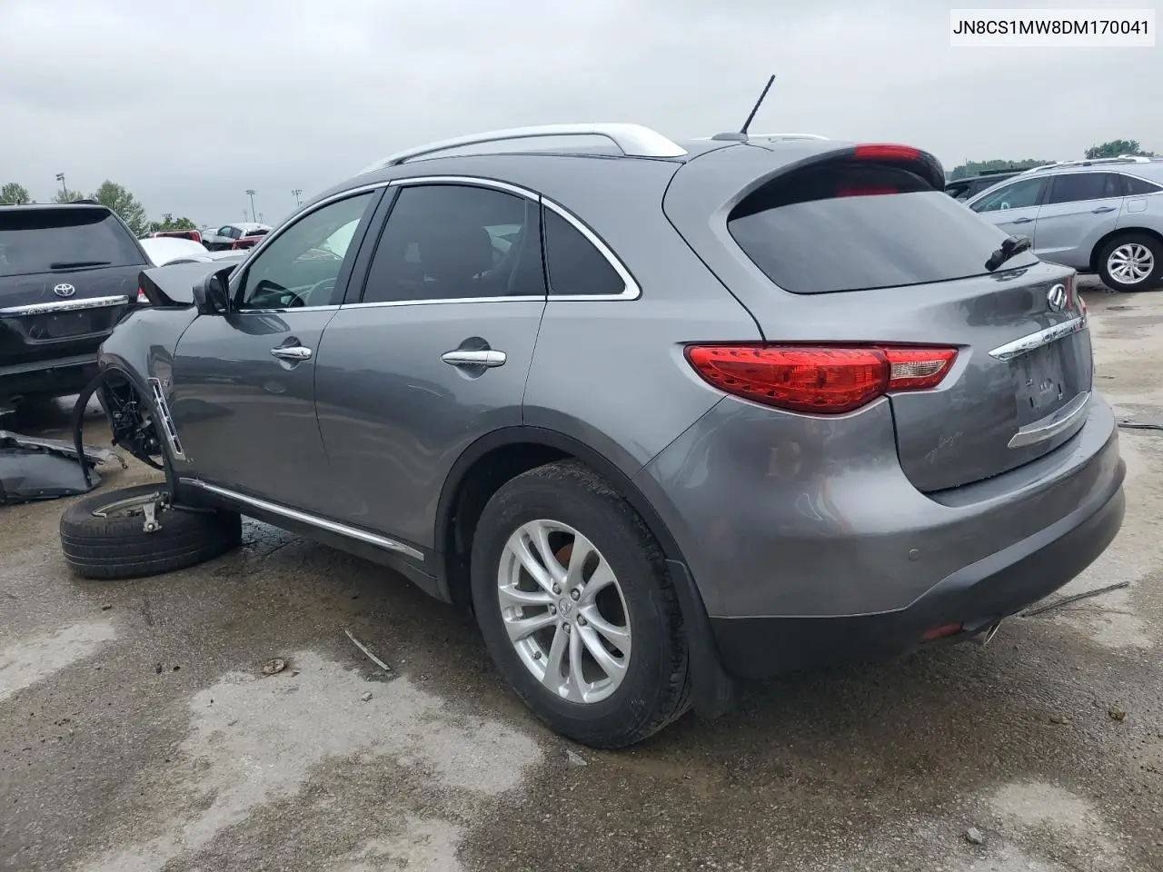 2013 Infiniti Fx37 VIN: JN8CS1MW8DM170041 Lot: 59772065