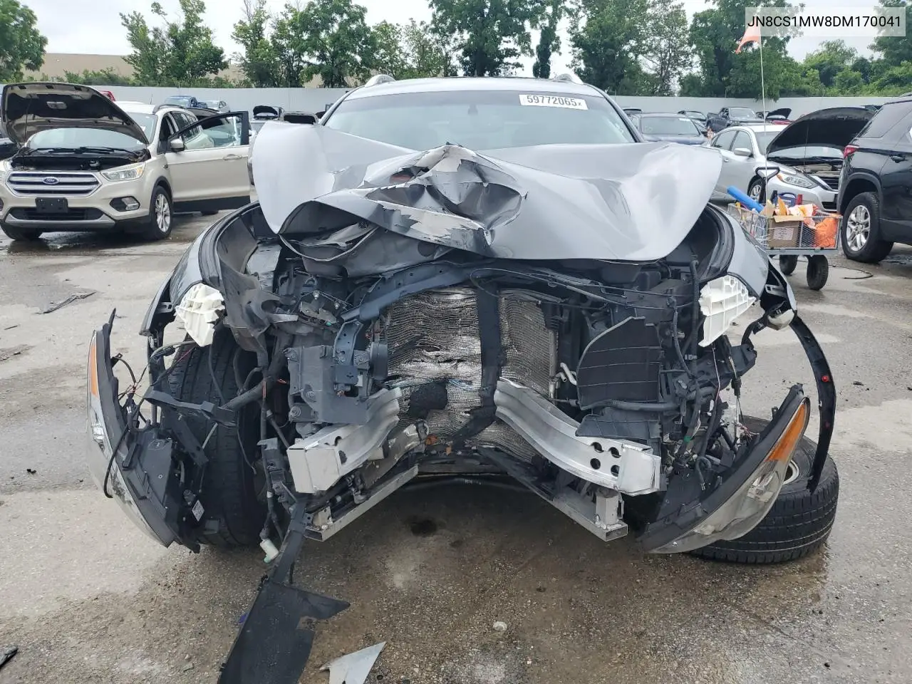 2013 Infiniti Fx37 VIN: JN8CS1MW8DM170041 Lot: 59772065