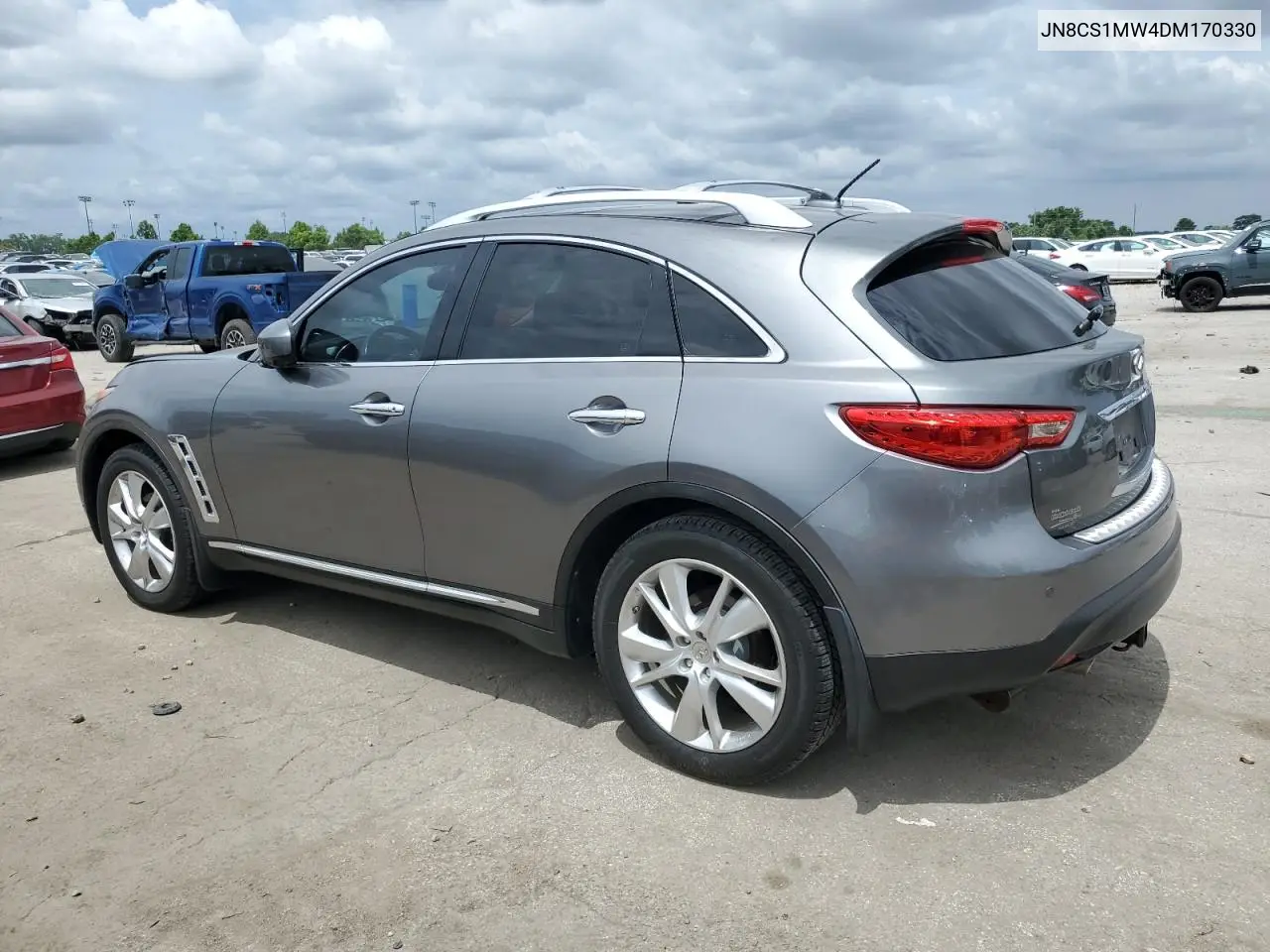 2013 Infiniti Fx37 VIN: JN8CS1MW4DM170330 Lot: 60614705