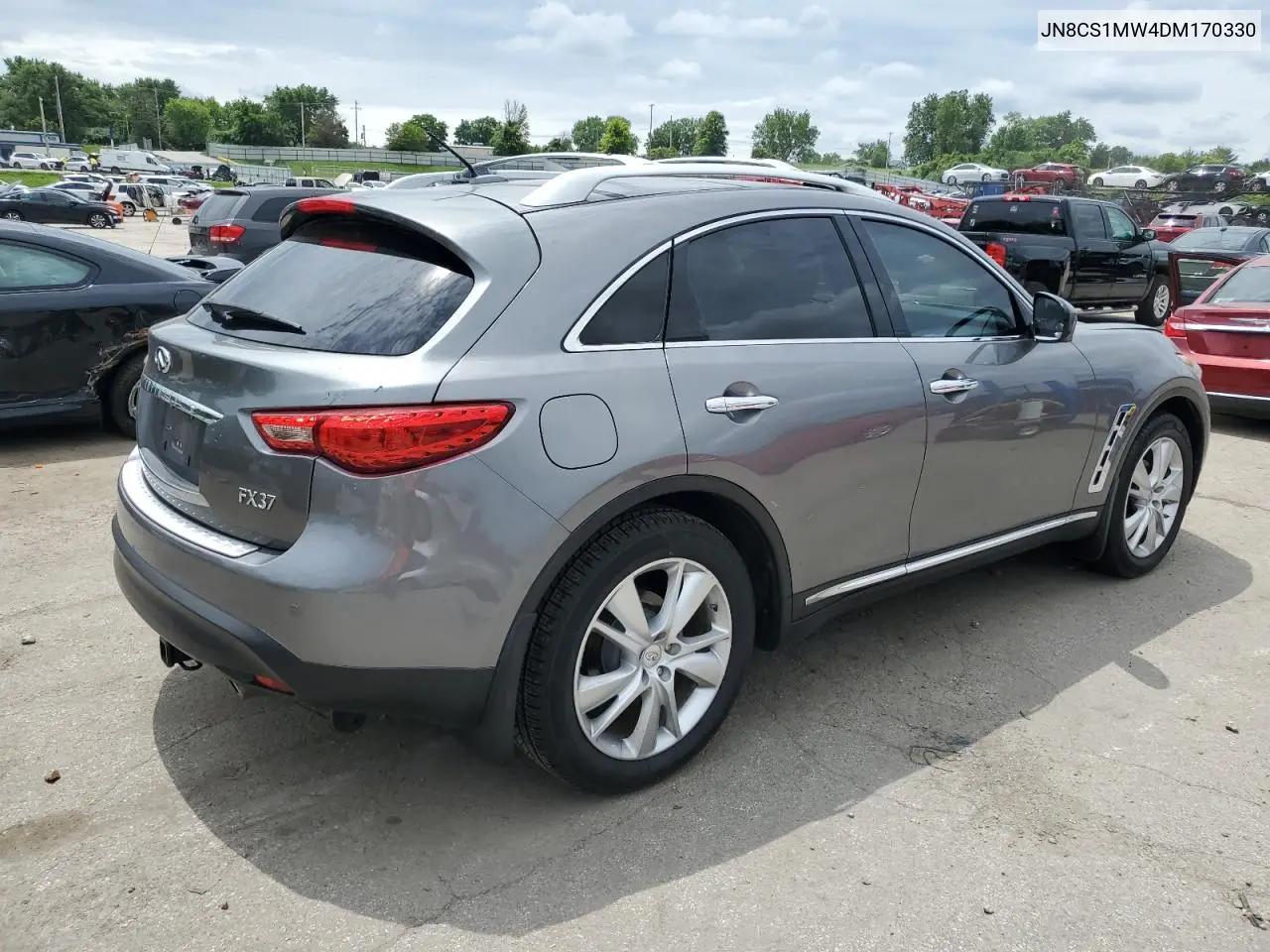 2013 Infiniti Fx37 VIN: JN8CS1MW4DM170330 Lot: 60614705