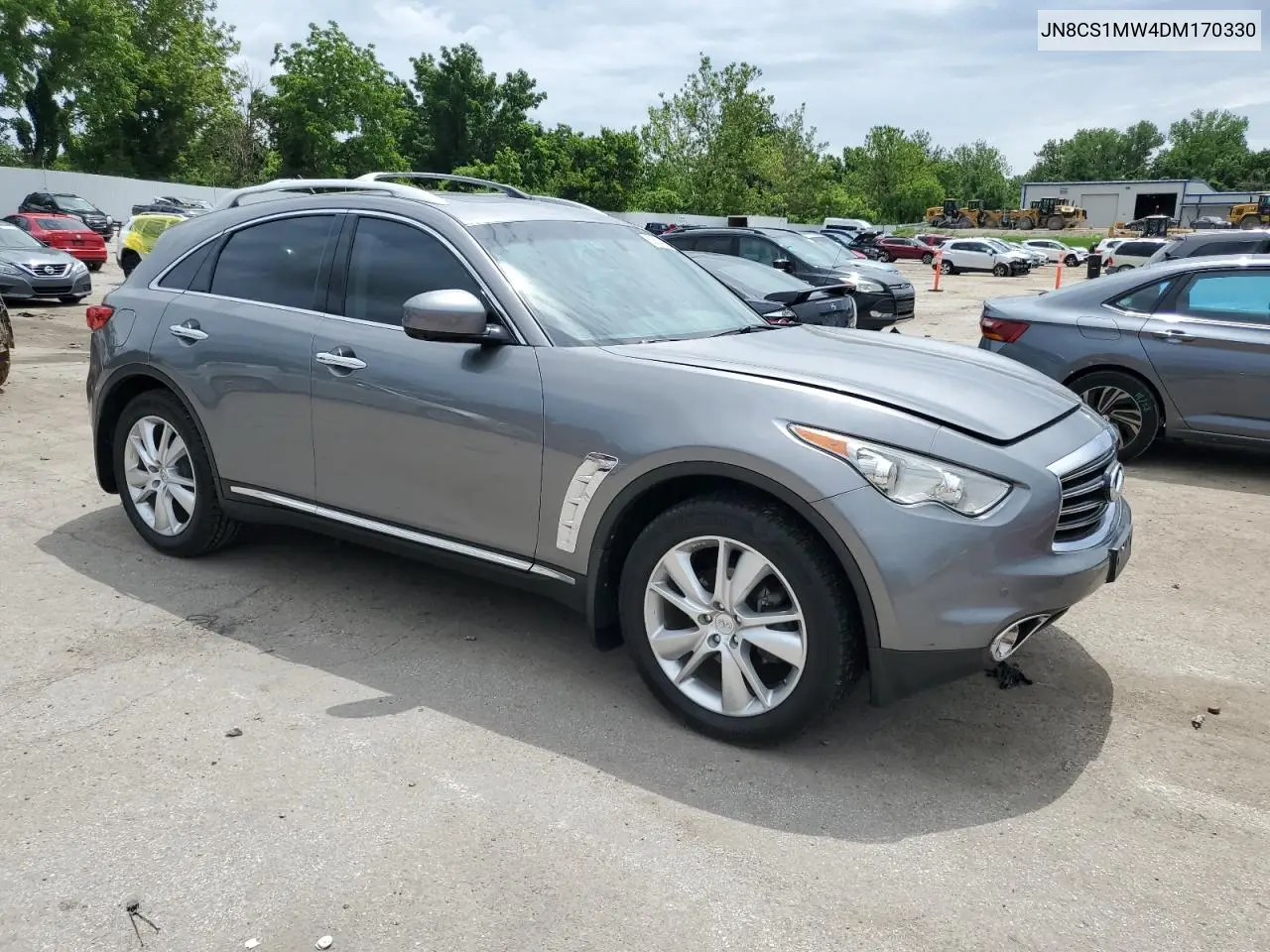 2013 Infiniti Fx37 VIN: JN8CS1MW4DM170330 Lot: 60614705