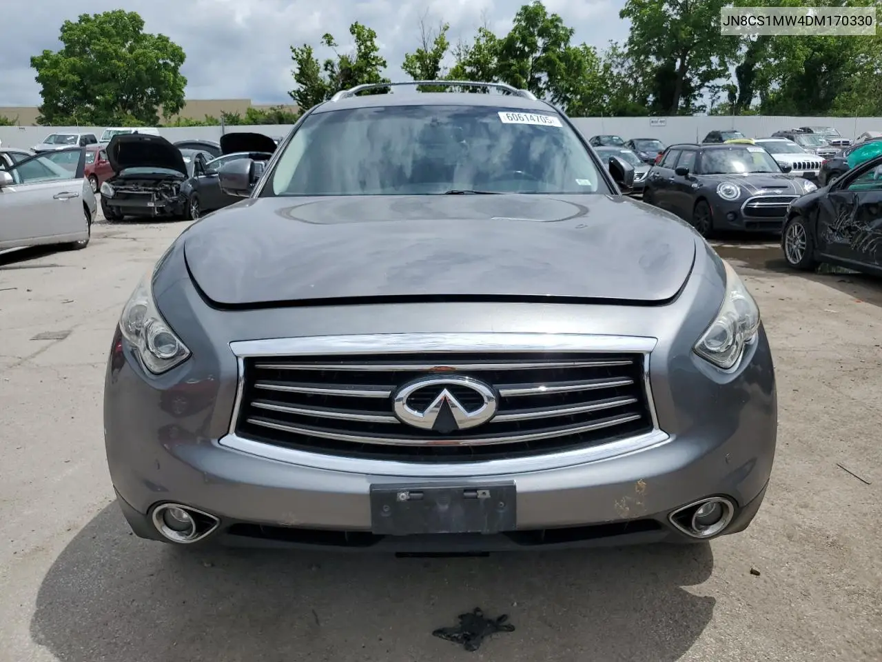 2013 Infiniti Fx37 VIN: JN8CS1MW4DM170330 Lot: 60614705