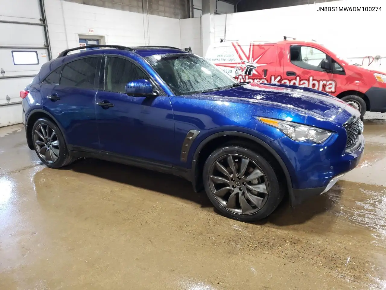 2013 Infiniti Fx50 VIN: JN8BS1MW6DM100274 Lot: 62416015