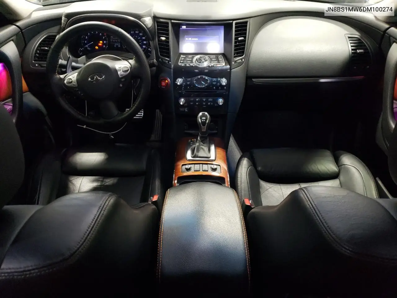 2013 Infiniti Fx50 VIN: JN8BS1MW6DM100274 Lot: 62416015