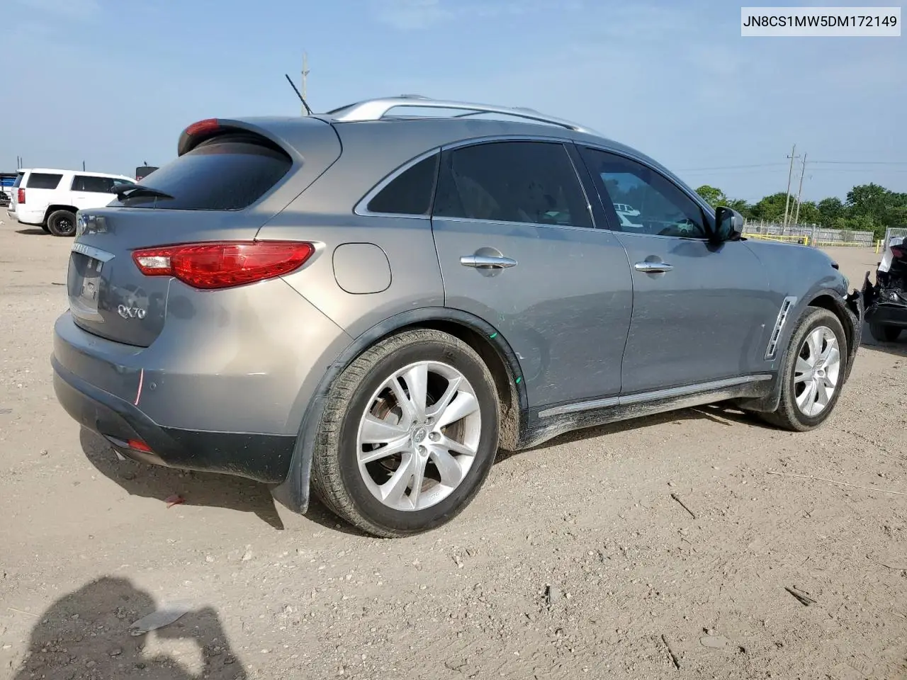 2013 Infiniti Fx37 VIN: JN8CS1MW5DM172149 Lot: 62589785