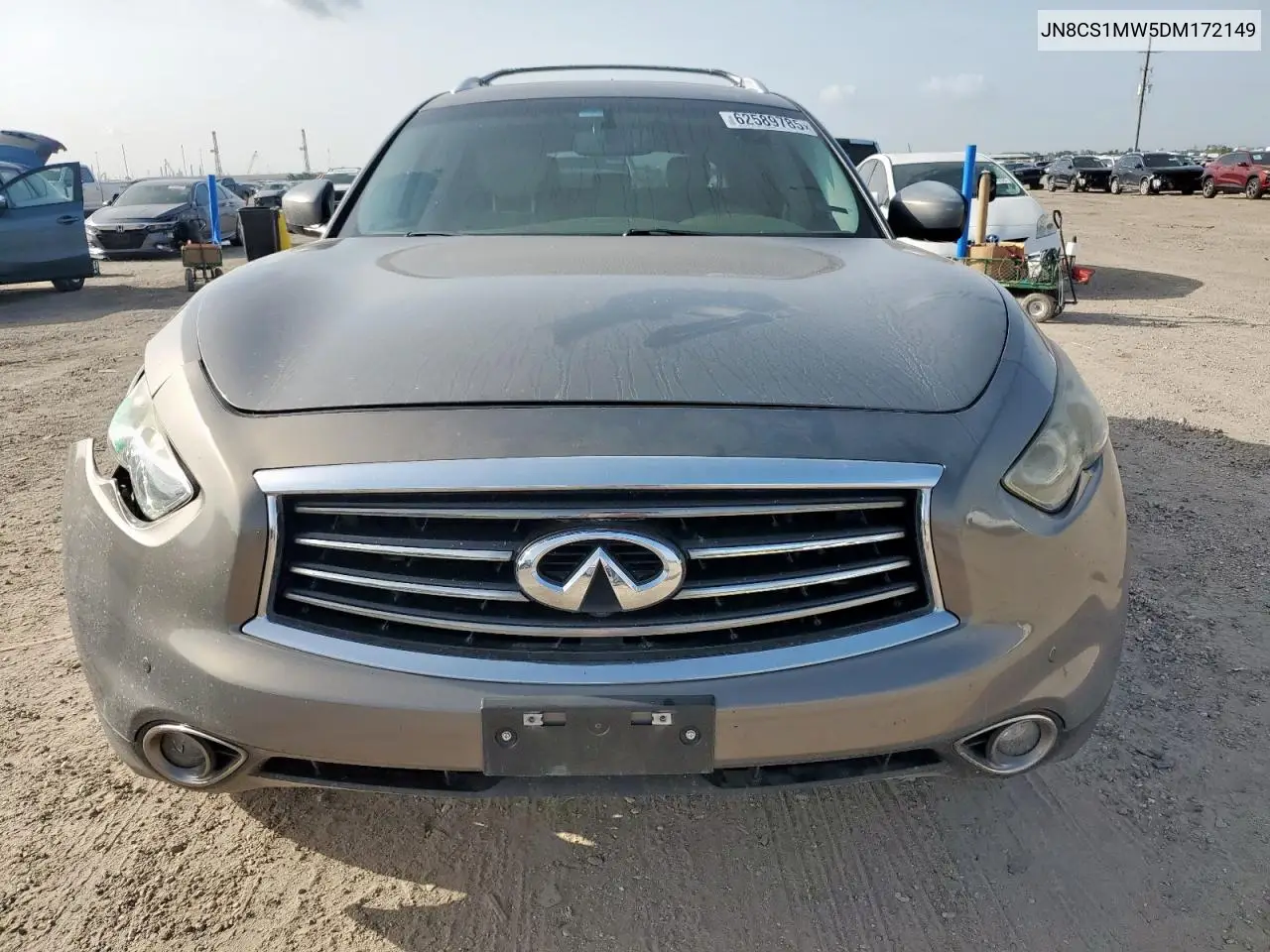 2013 Infiniti Fx37 VIN: JN8CS1MW5DM172149 Lot: 62589785