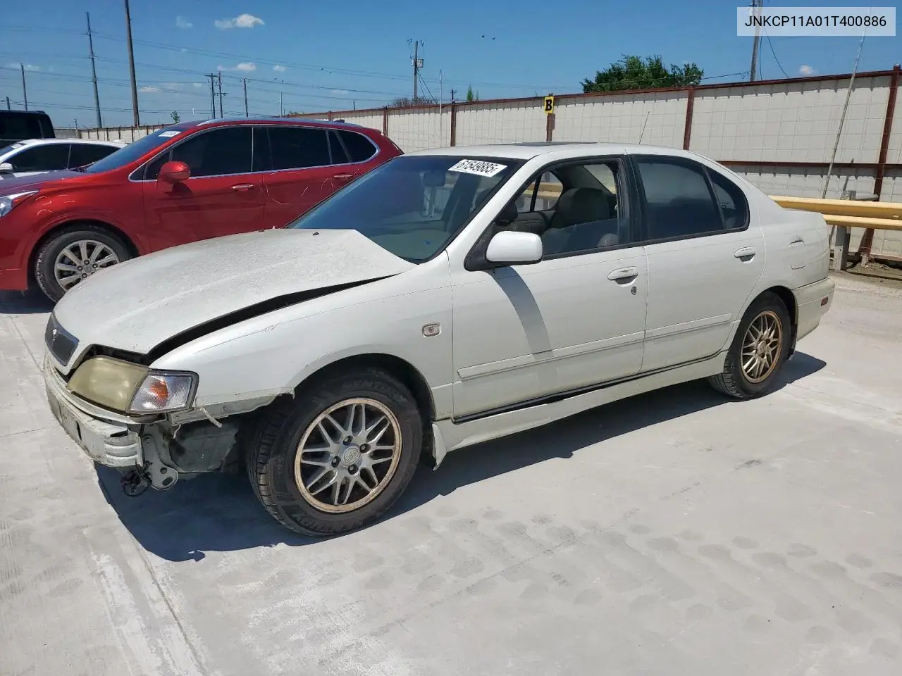 2001 Infiniti G20 VIN: JNKCP11A01T400886 Lot: 61549885