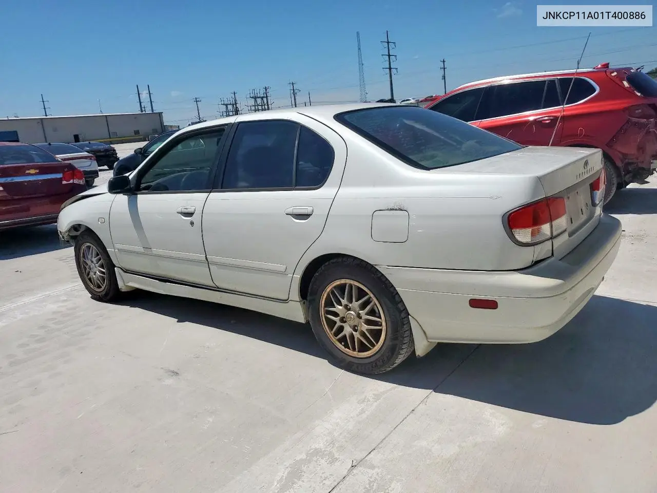 2001 Infiniti G20 VIN: JNKCP11A01T400886 Lot: 61549885