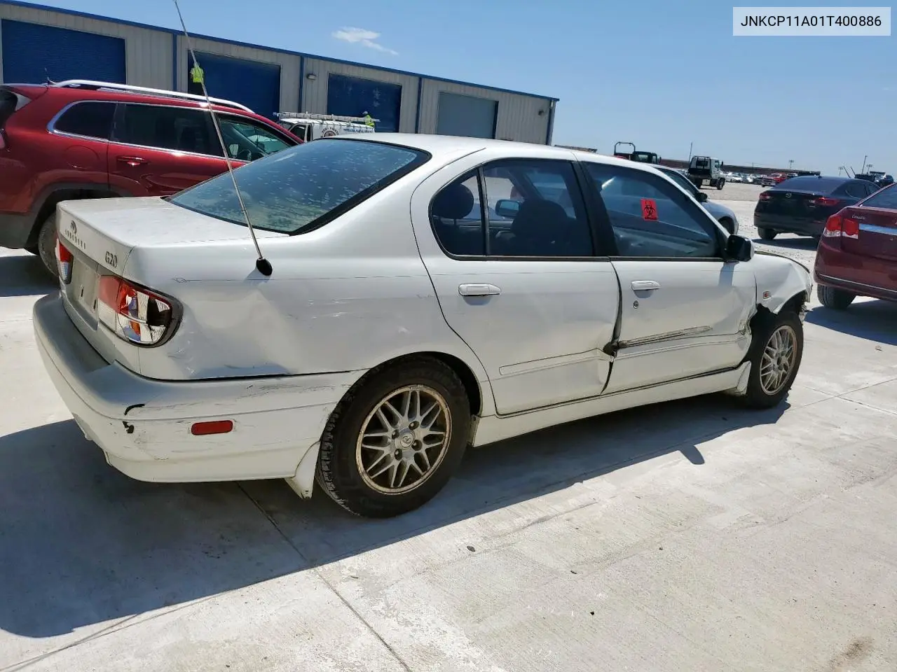 2001 Infiniti G20 VIN: JNKCP11A01T400886 Lot: 61549885