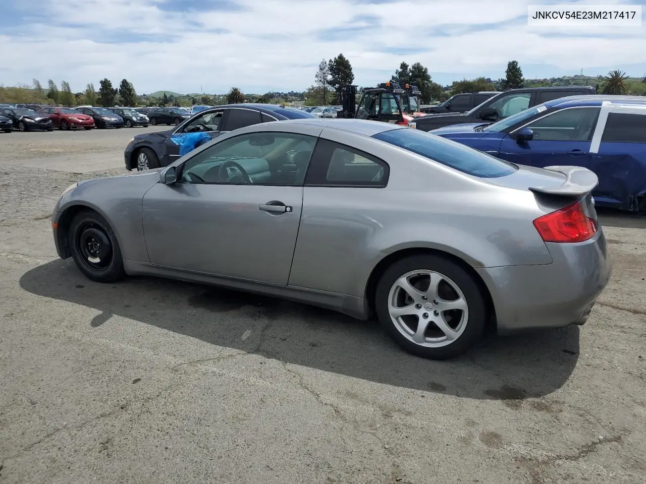 2003 Infiniti G35 VIN: JNKCV54E23M217417 Lot: 52409155