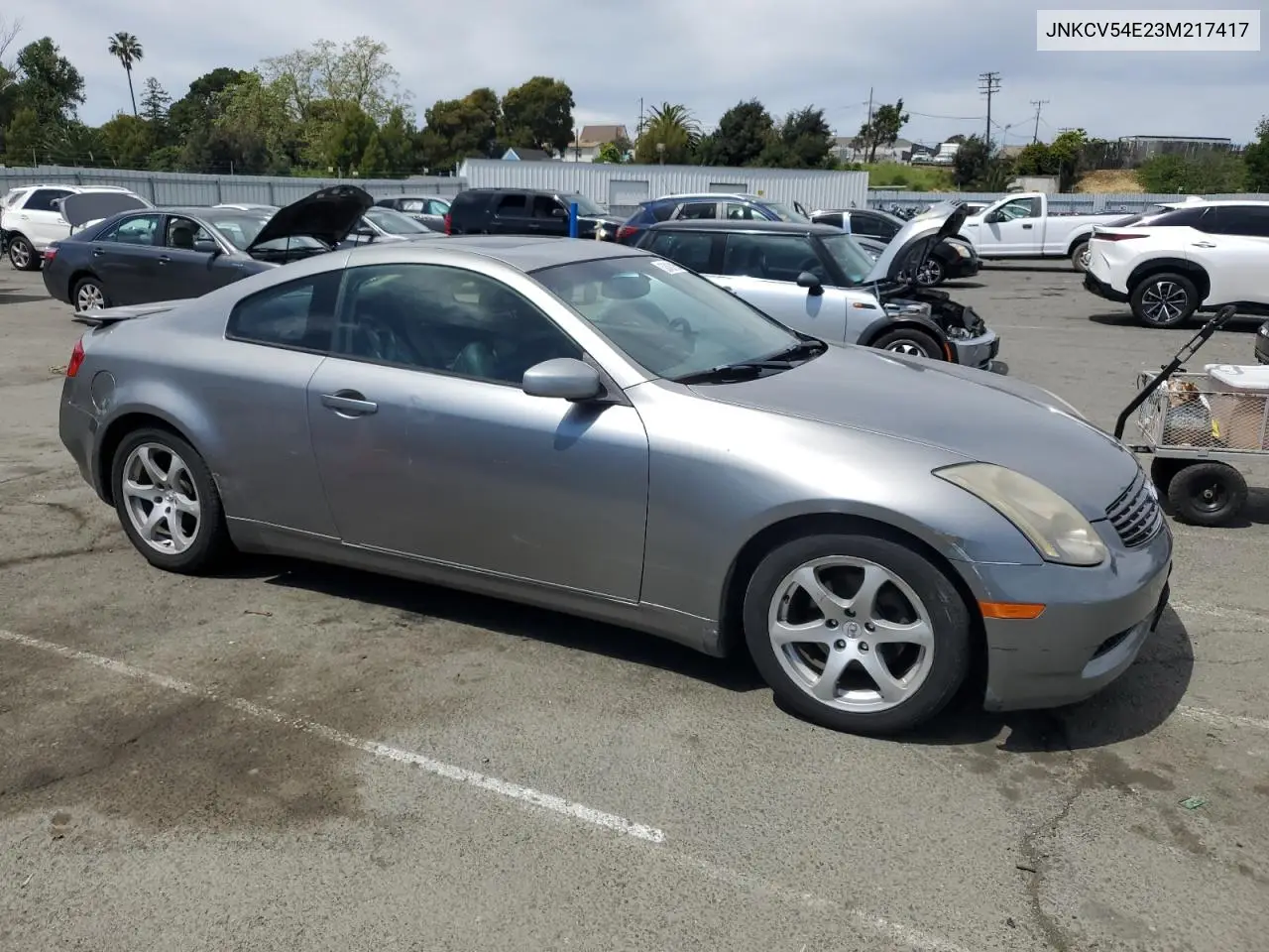 2003 Infiniti G35 VIN: JNKCV54E23M217417 Lot: 52409155