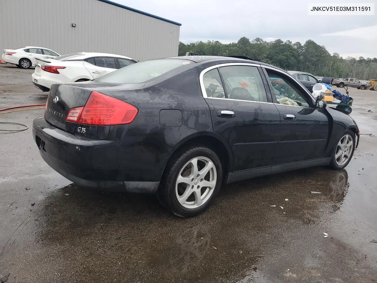 2003 Infiniti G35 VIN: JNKCV51E03M311591 Lot: 55919685